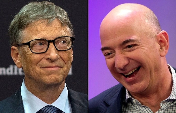 Bill Gates lần thứ hai bị Jeff Bezos 'vượt mặt' trong bảng vàng tỷ phú