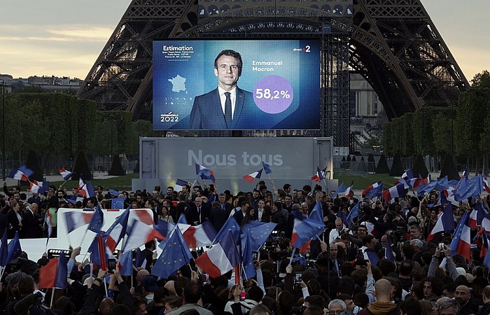 Ông Macron tái đắc cử, Pháp tạm thoát nỗi lo cực hữu