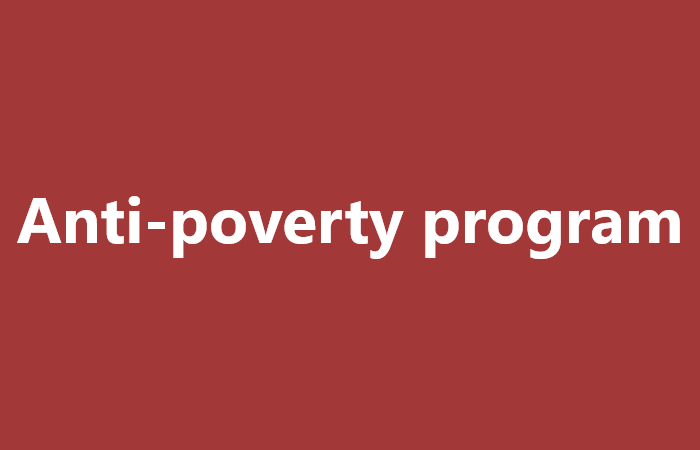 Chương trình xóa đói giảm nghèo là gì?