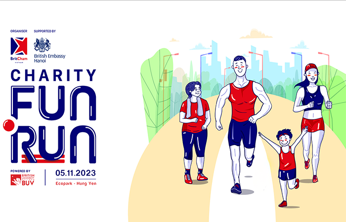 BritCham tổ chức giải chạy gây quỹ từ thiện Fun Run 2023 vào ngày 5/11