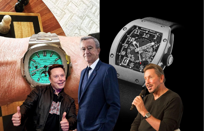 Những chiếc đồng hồ đắt đỏ trên tay 7 tỷ phú giàu nhất thế giới