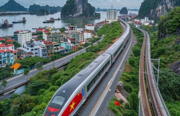 Tiết lộ 2 tuyến đường sắt tốc độ cao 600km từ Việt Nam nối sang Trung Quốc