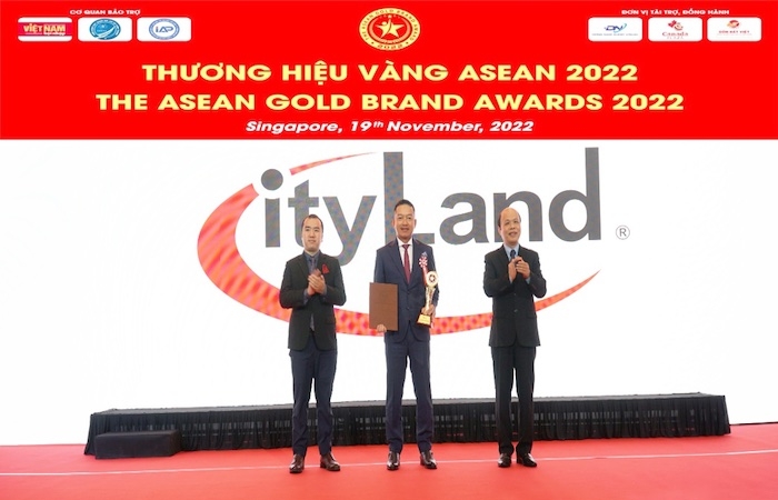 CityLand Group được vinh danh top 10 thương hiệu vàng ASEAN 2022