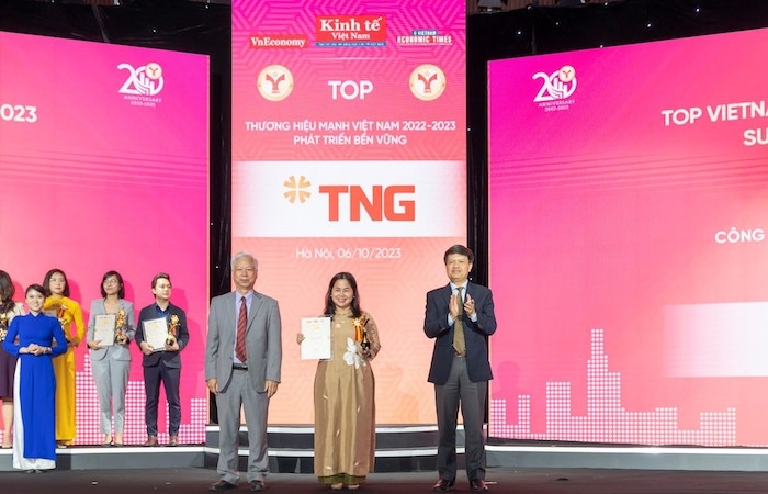 TNG Holdings Vietnam là ‘Thương hiệu mạnh - Phát triển bền vững năm 2023’