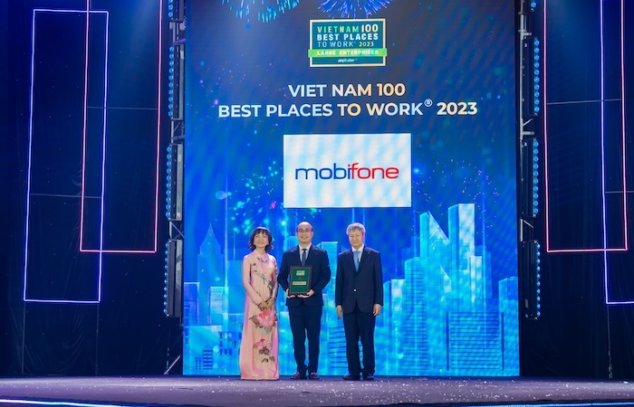 MobiFone được vinh danh là một trong những ‘Nơi làm việc tốt nhất Việt Nam năm 2023’