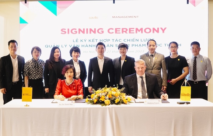 T&T Group ký kết hợp tác quản lý vận hành dự án số 2 Phạm Ngọc Thạch cùng Savills Việt Nam