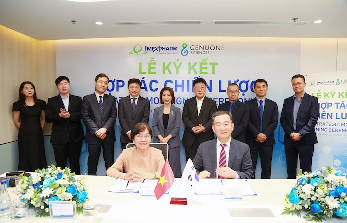 Imexpharm hợp tác với Genuone, mở đường chuyển giao công nghệ sản xuất thuốc tiên tiến