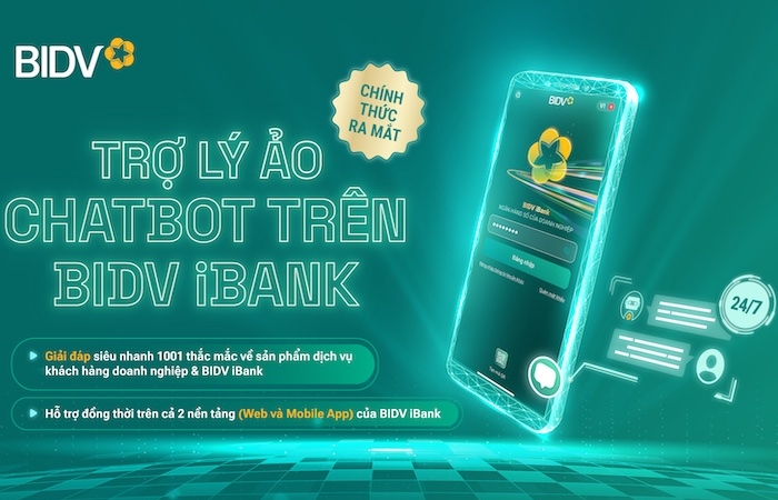 BIDV ra mắt Chatbot dành cho doanh nghiệp
