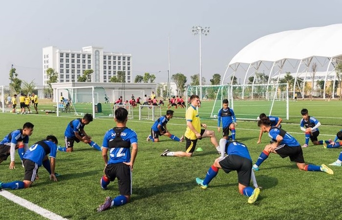 Cận cảnh Trung tâm đào tạo bóng đá trẻ PVF của Vingroup