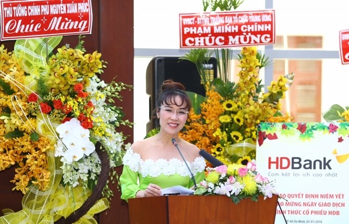 Cổ phiếu HDBank 'thăng hoa', tài sản bà Nguyễn Thị Phương Thảo tăng chóng mặt