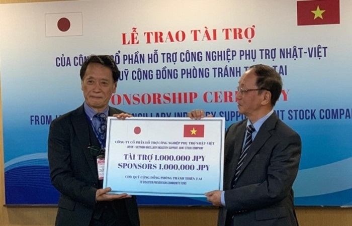 Nhật Bản tài trợ 1 triệu Yên cho Quỹ cộng đồng phòng chống thiên tai Việt Nam