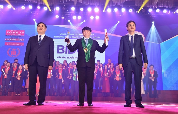 BIDV lọt Top 10 Doanh nghiệp Thương hiệu mạnh Việt Nam 2018