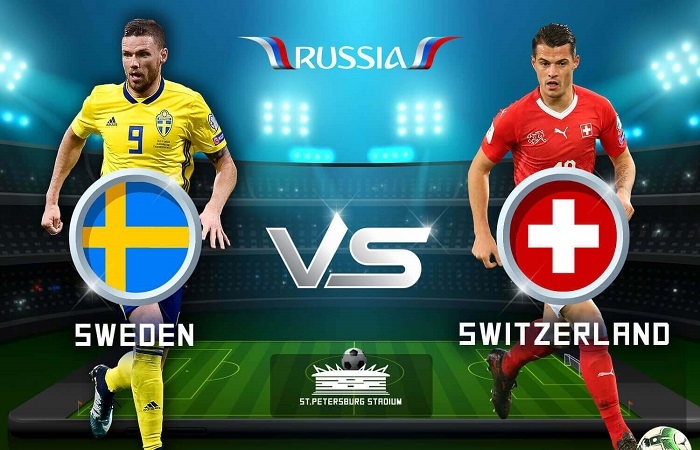 Kết quả trận Thụy Điển và Thụy Sĩ (21h00 ngày 3/7): Thuỵ Điển dành vé vào tứ kết