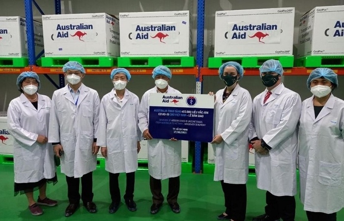Vừa chuyển hơn 400.000 liều vaccine Covid-19 cho Việt Nam, Australia cam kết sớm giao thêm 1,1 triệu liều