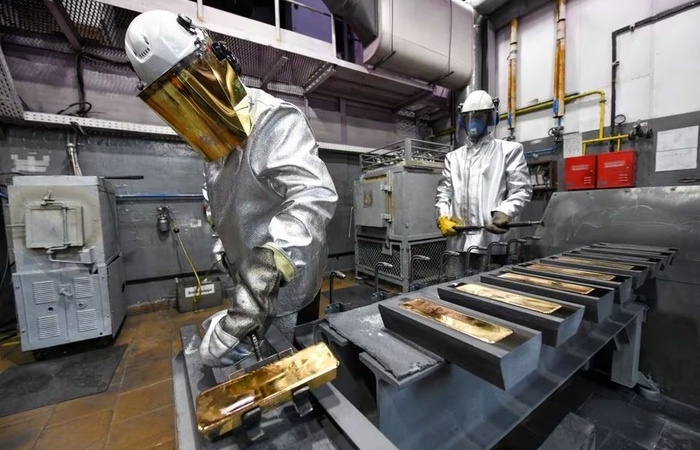 Nga xuất khẩu lượng vàng kỷ lục sang Hong Kong