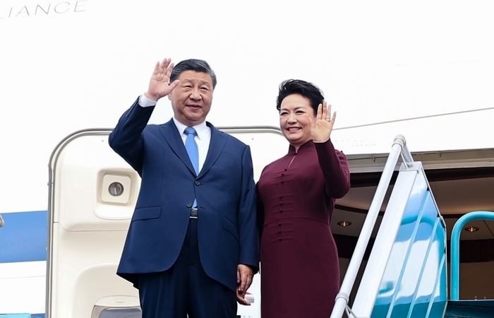 Chủ tịch Trung Quốc Tập Cận Bình tới Hà Nội