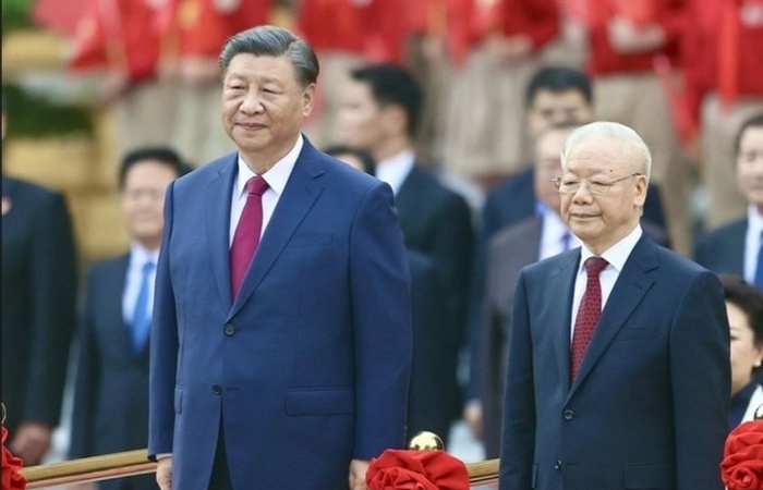 Tổng Bí thư Nguyễn Phú Trọng hội đàm với Chủ tịch Trung Quốc Tập Cận Bình