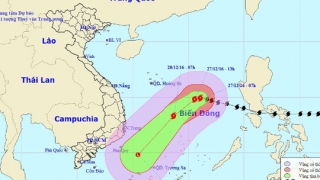 Bão số 10 giật cấp 14, có khả năng đổi hướng