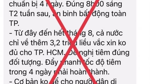 TP.HCM khẳng định thông tin 'không cho người dân di chuyển trong 7 ngày' là tin giả