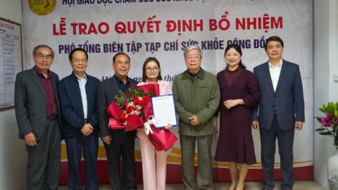 Bổ nhiệm nhà báo Chu Loan làm Phó tổng biên tập Tạp chí Sức khỏe Cộng đồng