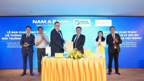 Nam A Bank và PRA ký nhận bàn giao Giao phẩm hệ thống quản lý rủi ro môi trường và xã hội ESMS
