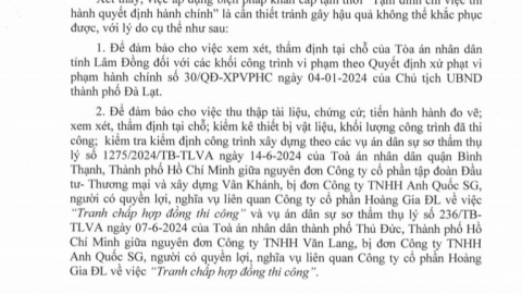 Vụ công trình sân Golf ở Đà Lạt: Các quyết định đều phù hợp pháp luật