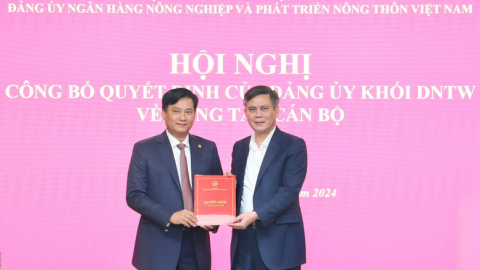 Tổng Giám đốc Phạm Toàn Vượng được giao phụ trách Đảng bộ Agribank