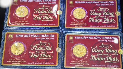 Giá vàng ngày 24/1: Vàng miếng SJC tiếp tục tăng ‘phi mã’, thêm 800.000 đồng/lượng