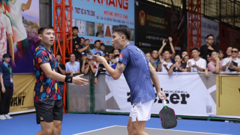 Lý Hoàng Nam và Trịnh Linh Giang vô địch giải pickleball quốc gia 2025