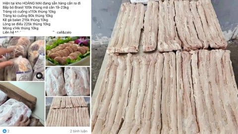 Lòng se điếu bán tràn lan trên mạng, giá chỉ hơn 20.000đồng/kg