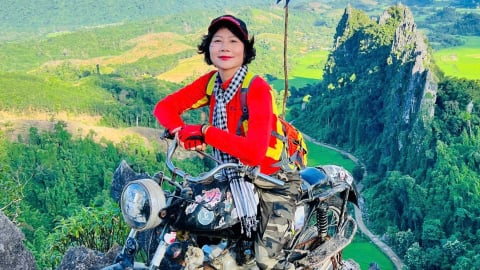 Nữ phượt thủ 61 tuổi 3 lần xuyên Việt một mình bằng xe máy