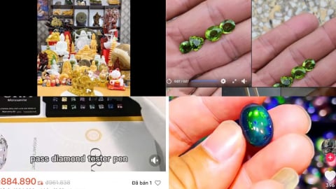 Nhiễu loạn mua bán đá quý trên chợ mạng 