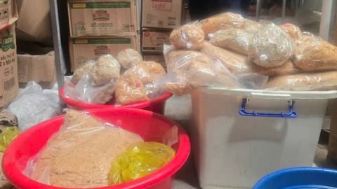 Ninh Bình: Phát hiện 100kg ruốc gà không nguồn gốc