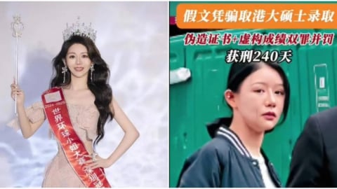 Hoa khôi lĩnh án tù vì làm giả bằng cấp đại học
