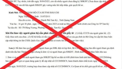 Quảng Nam: Công an cảnh báo làm giả mạo văn bản để lừa đảo