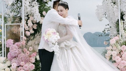 Hồ Quỳnh Hương xác nhận có con trai 2 tuổi ngay tại lễ cưới