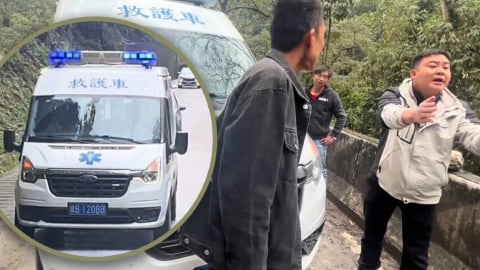 Xe cứu thương tư nhân mở còi ưu tiên để 'dẹp đường' cho khách du lịch gây phẫn nộ 