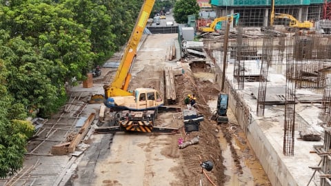 Hà Nội: Dự án chung cư làm sụt đường, 5 tháng vẫn chưa khắc phục