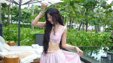 Seulgi nhóm nhạc Red Velvet khoe ảnh ở Phú Quốc, khen đồ ăn ngon tới tấp