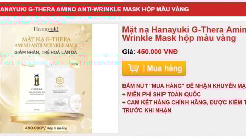 Lại thu hồi, tiêu huỷ mặt nạ do công ty chồng Đoàn Di Băng phân phối