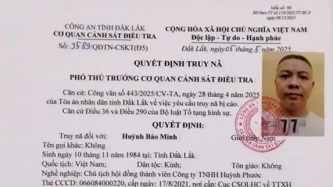 Truy nã con trai cựu chủ tịch Công ty cao su Đắk Lắk