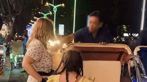 Nha Trang chuyển vụ tài xế xích lô giật tiền du khách sang công an