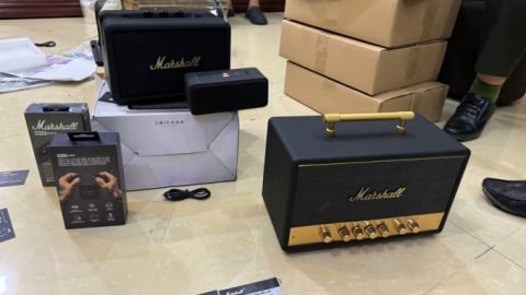 Triệt phá đường dây hàng nhái thương hiệu Marshall giá siêu rẻ