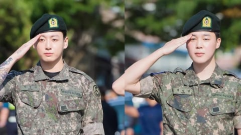 Jungkook, Jimin (BTS) xuất ngũ, người hâm mộ nô nức chào đón
