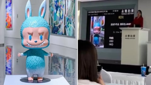 Labubu đời đầu đấu giá gần 4 tỷ đồng, hàng nhái bị quét sạch