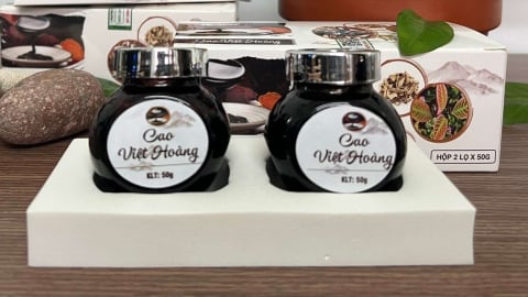 Sản phẩm Cao Việt Hoàng quảng cáo như thuốc chữa bệnh
