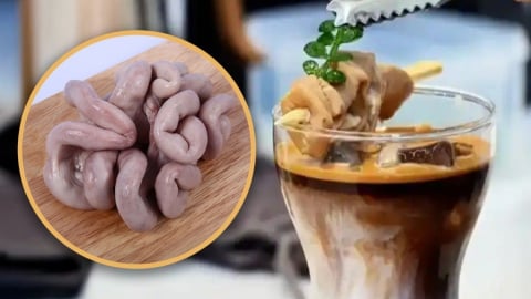 Cà phê pha lòng lợn luộc gây sốt tại Trung Quốc