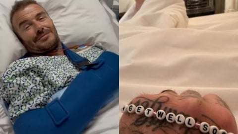 David Beckham nhập viện phẫu thuật chấn thương cổ tay