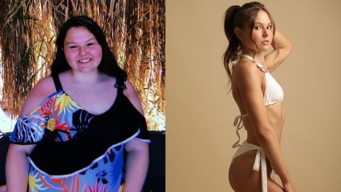 Nữ sinh bị gọi là 'cá voi' giảm 50kg nhờ cách đơn giản