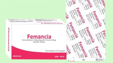Thuốc trị thiếu máu Femancia bị cấm lưu hành: Vi phạm chất lượng nghiêm trọng